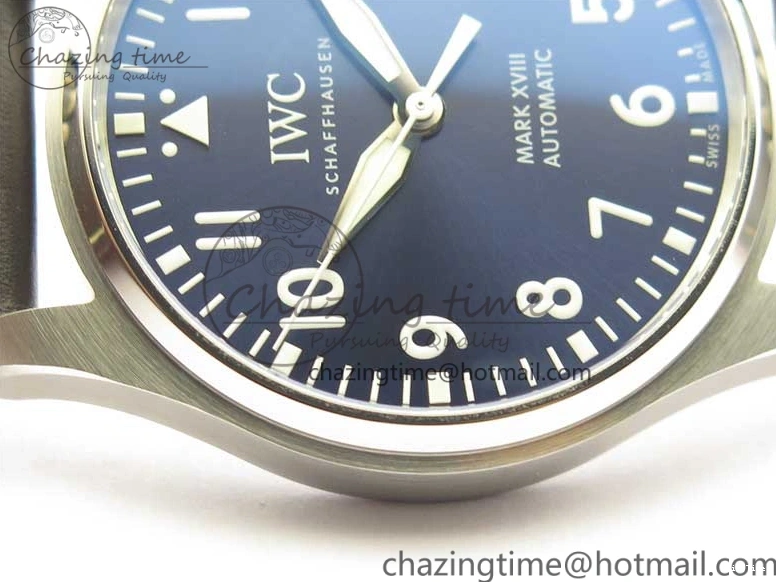 MIROTIME 0105 MARK XVIII Le Petit Prince IW327004 SS FKF 1:1 Best Edition Blue Dial On Brown Leather Strap Trendsetting 7117